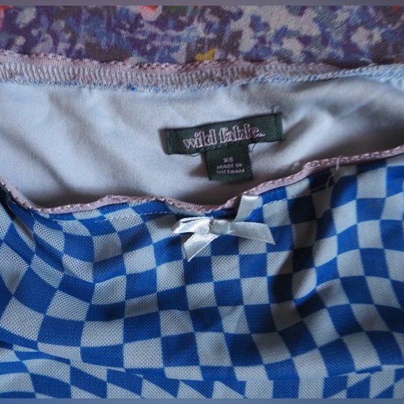 Wild fable checkered wavy skirt - Picture 2 of 2